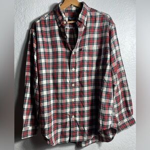 Vintage Ralph Lauren Jeans Co. Red Plaid Men's Shirt Size S
